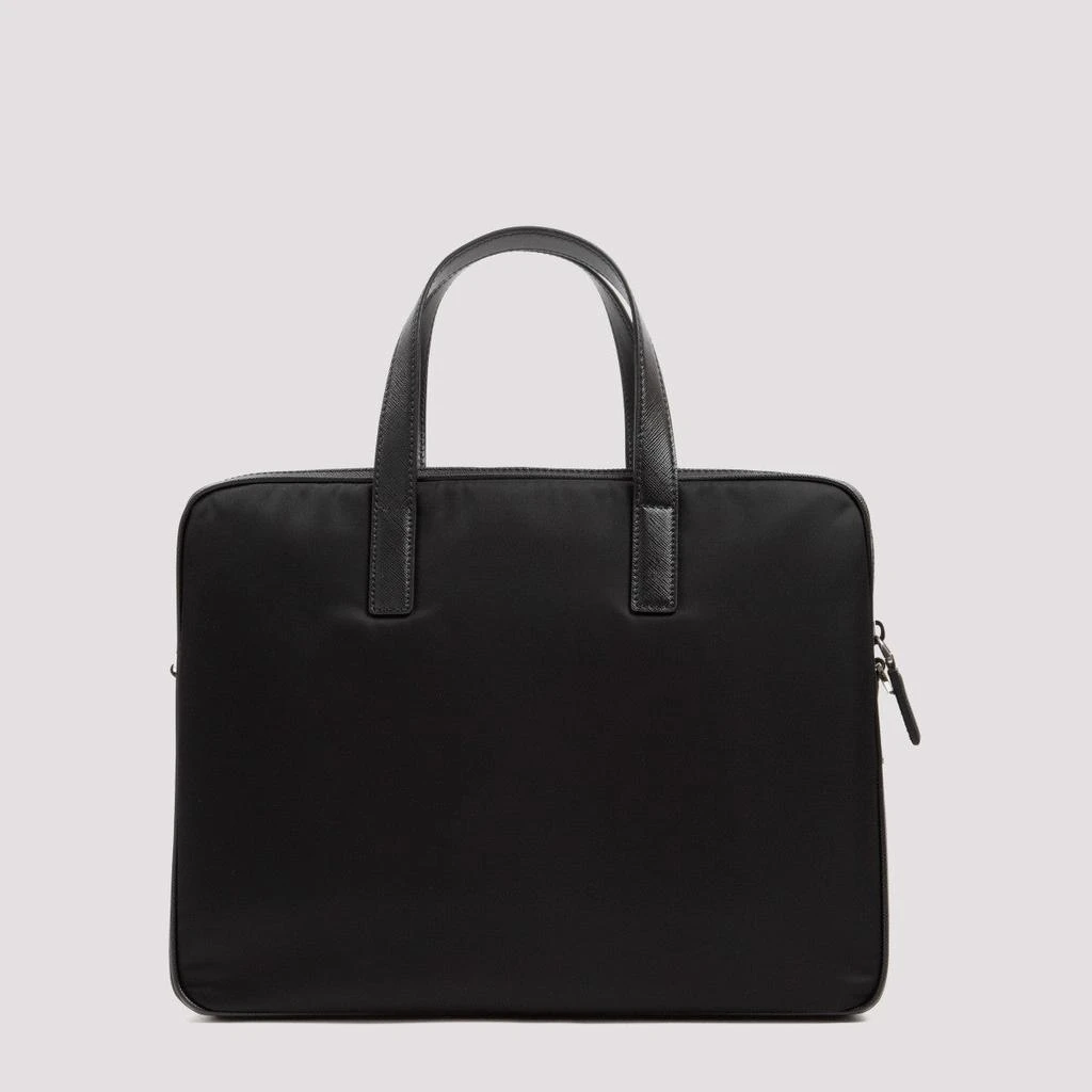商品Prada|PRADA  RE-NYLON SAFFIANO LEATHER BRIEFCASE BAG,价格¥13284,第2张图片详细描述