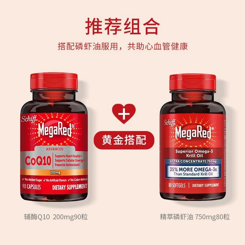 商品MegaRed|MegaRed辅酶Q10胶囊90粒,价格¥291,第8张图片详细描述