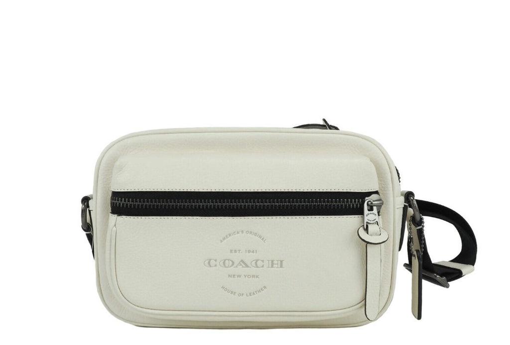 COACH Thompson Small Chalk Pebbled Leather Camera Crossbody Shoulder Bag商品第1张图片规格展示