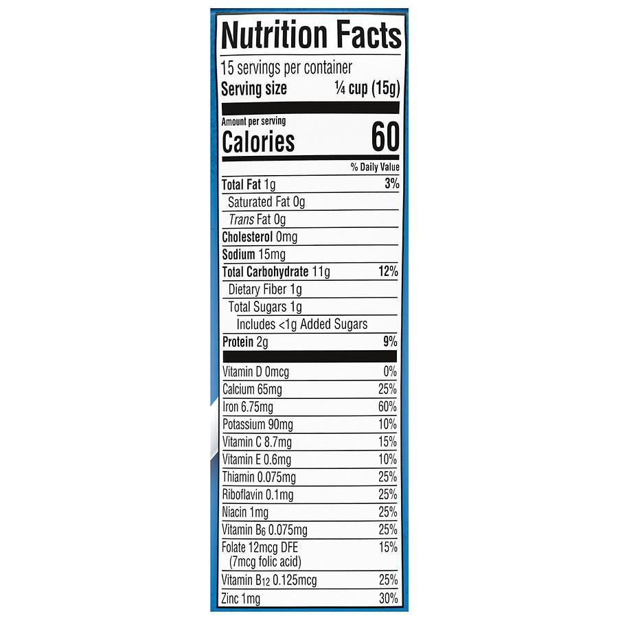 商品Gerber|Power Blend Probiotic Oatmeal, Cereal for Baby Lentil, Carrots & Apples,价格¥33,第6张图片详细描述