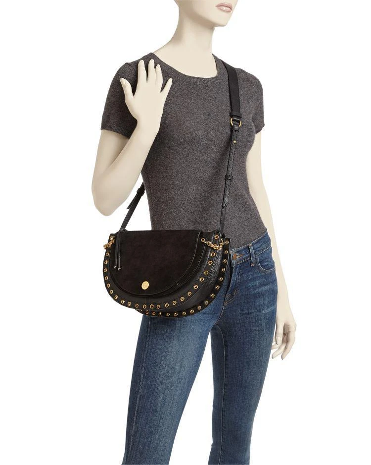 商品See by Chloé|Kriss Large Suede and Leather Crossbody  ,价格¥2199,第2张图片详细描述
