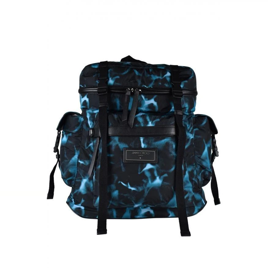 商品Jimmy Choo|【特惠7.3折】【预售】 男士 双肩包 Wixon backpack 7158 WIXONBLEUTIEDYE ,价格¥7582,第1张图片