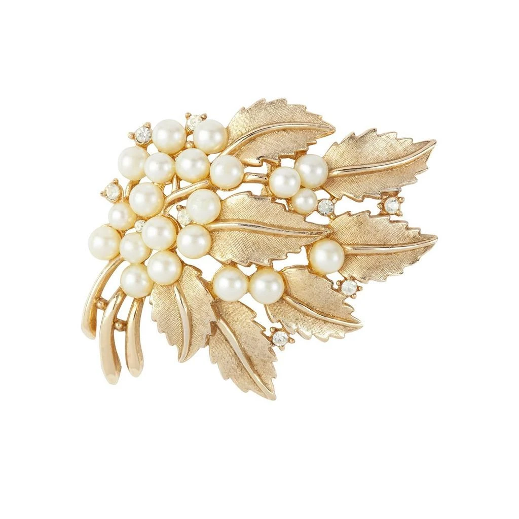 商品[二手中古商品] Susan Caplan Vintage|1960s vintage trifari faux pearl bough brooch,价格¥2970,第1张图片
