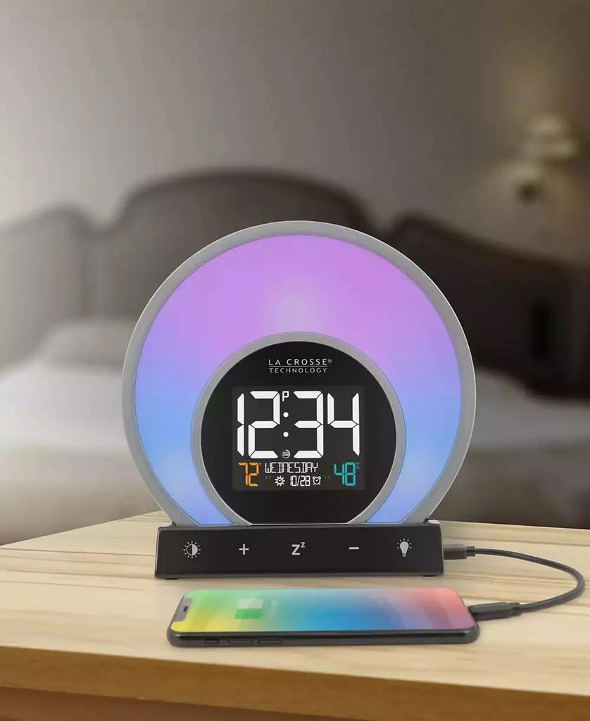 Soluna C79141 Mood Light Alarm Clock with Temperature Humidity 商品