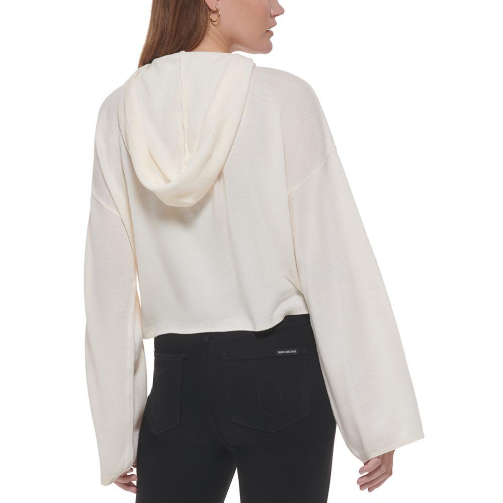 商品Calvin Klein|Women's Hooded Bell-Sleeve Top,价格¥375,第4张图片详细描述