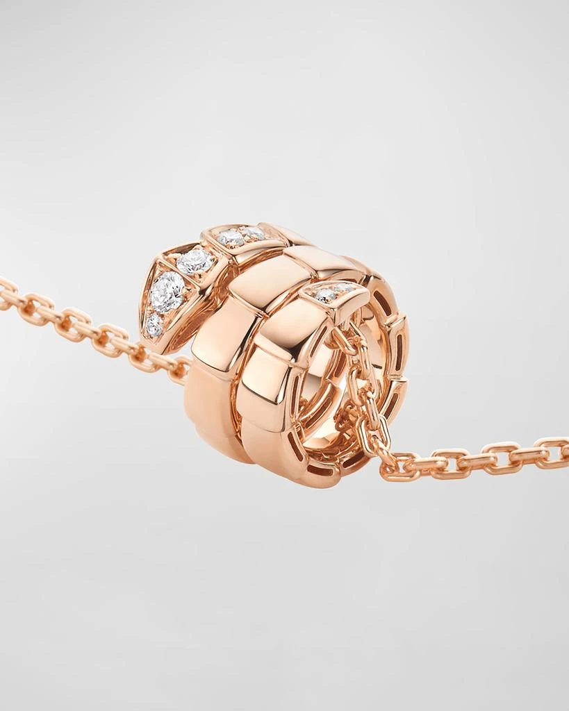 商品BVLGARI|Serpenti Viper Necklace in 18k Rose Gold with Diamonds,价格¥39040,第4张图片详细描述