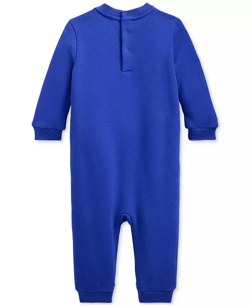 商品Ralph Lauren|Baby Fleece Polo Bear Coverall,价格¥371,第2张图片详细描述