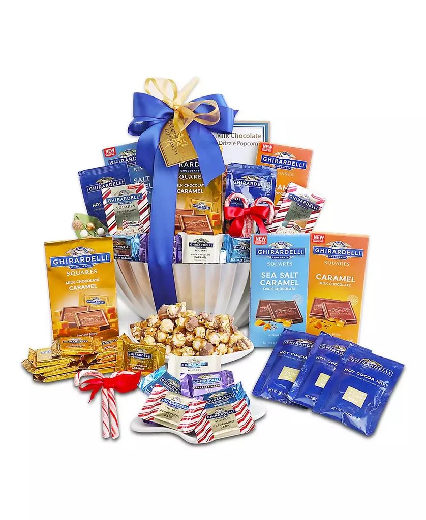 商品Alder Creek Gift Baskets|Ghirardelli Chocolate Gift Basket, 15 Piece,价格¥525,第1张图片