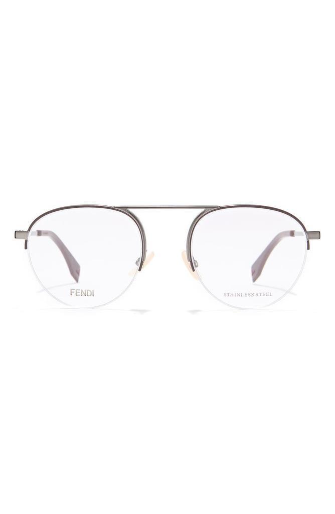 商品Fendi|51mm Round Optical Frames,价格¥749,第1张图片