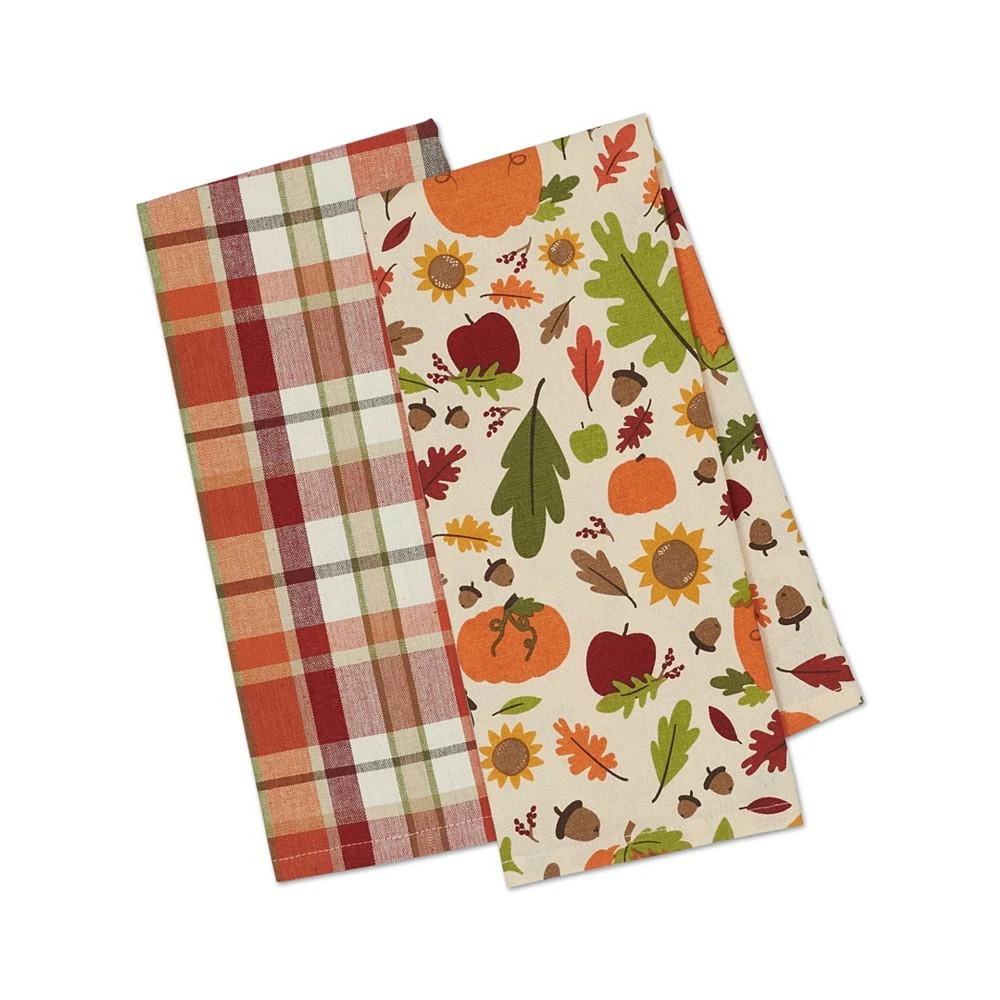 商品Design Imports|Pumpkin Spice Plaid Dishtowel,价格¥140,第1张图片