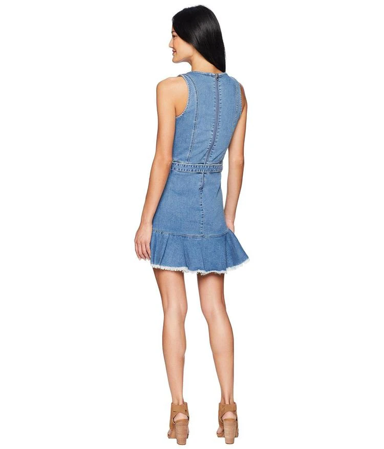 商品Juicy Couture|Denim Tie Waist Peplum Dress,价格¥293,第3张图片详细描述