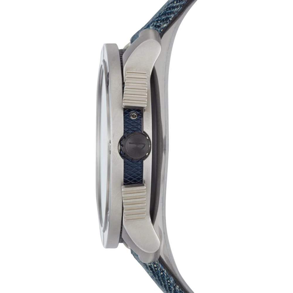 商品Diesel|Tech Men's Axial Denim Blue Fabric Strap Touchscreen Smart Watch 48mm, Powered by Wear OS by Google™,价格¥1954,第2张图片详细描述