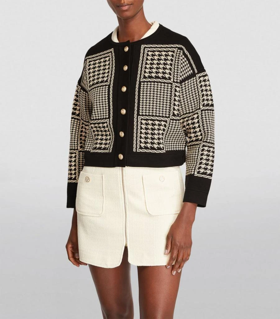 商品Sandro|Houndstooth Cardigan,价格¥2120,第3张图片详细描述