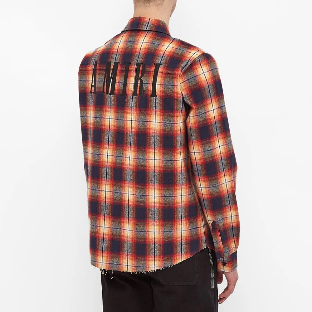 商品AMIRI|AMIRI Logo Flannel Shirt,价格¥3561,第4张图片详细描述