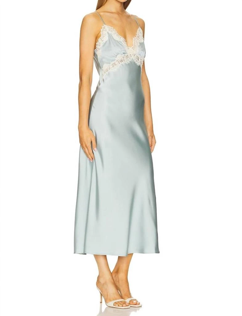 商品Elodie|Evy Slip Dress In Aqua Blue,价格¥978,第3张图片详细描述