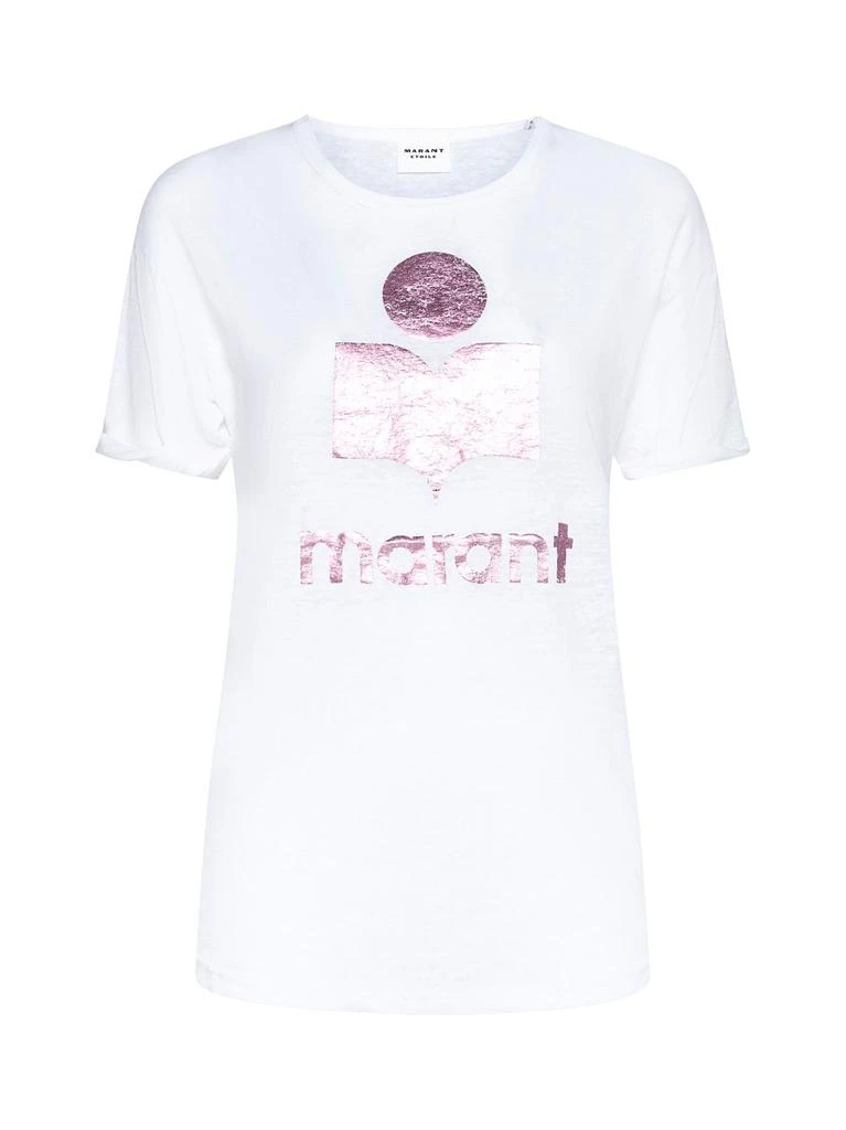 商品Isabel Marant Étoile|Isabel Marant Étoile Koldi Logo Printed T-Shirt,价格¥693-¥976,第1张图片