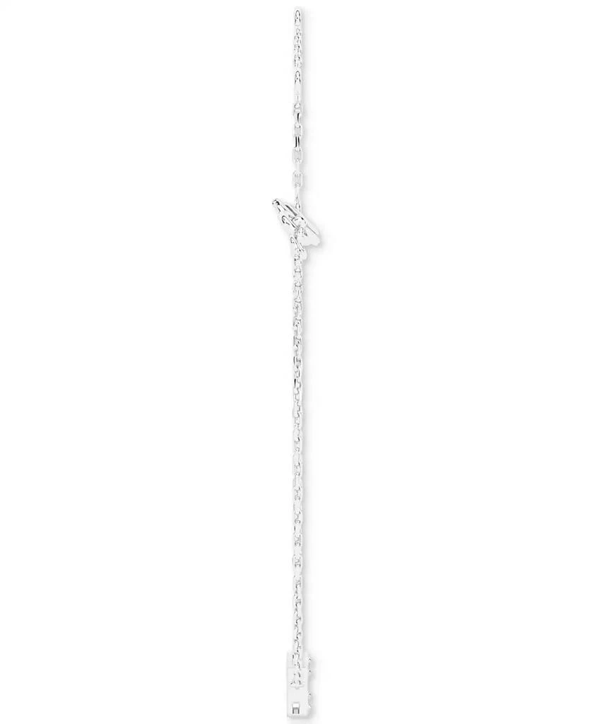 Diamond Three Stone Honeycomb Chain Bracelet (5/8 ct. t.w.) in 14k White Gold 商品