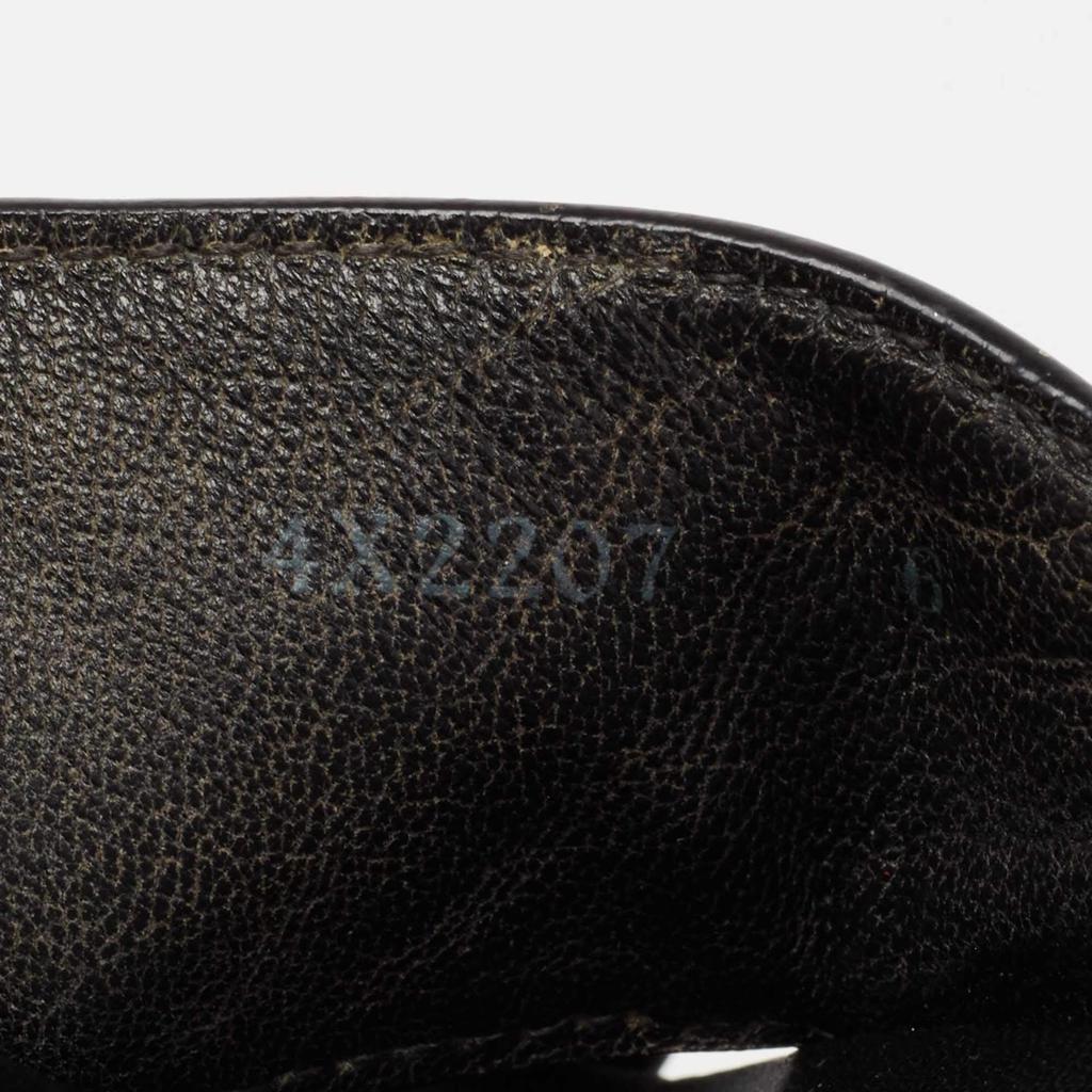 Prada Sport Navy Blue Croc Embossed Leather Flat Slide Sandals Size 39.5商品第7张图片规格展示
