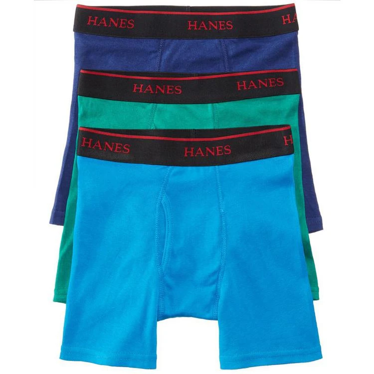 商品Hanes|Platinum 3-Pk. Boxer Briefs, Little Boys & Big Boys,价格¥158,第1张图片