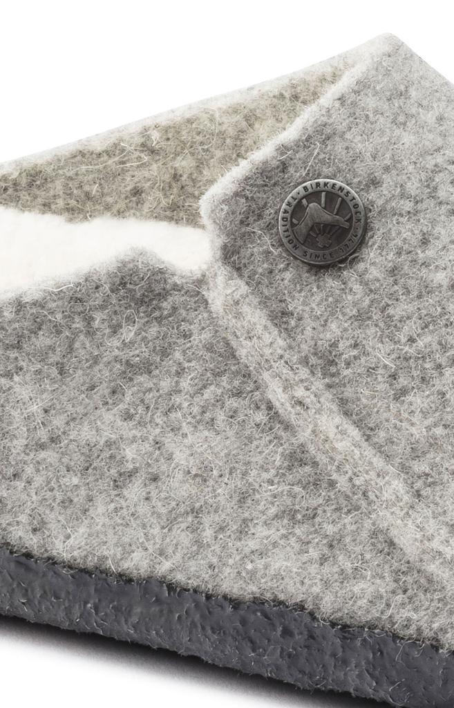 商品Birkenstock|(1015086) Zermatt Shearling Wool Felt Slippers - Light Grey,价格¥333,第5张图片详细描述