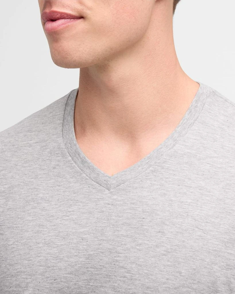 商品Vince|Short-Sleeve V-Neck Jersey T-Shirt, Gray,价格¥516,第5张图片详细描述