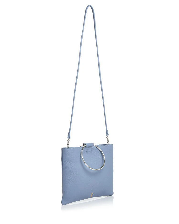 商品THACKER|Le Pouch 皮质圆环手提斜挎包,价格¥771,第4张图片详细描述