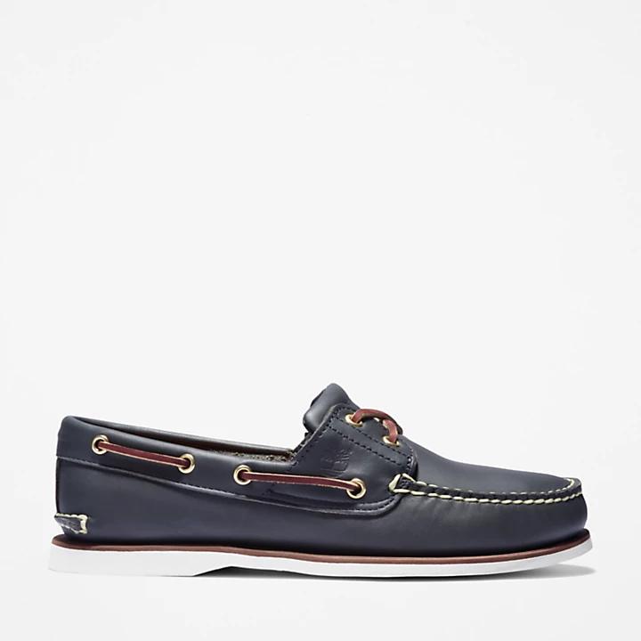 Classic Boat Shoe for Men in Blue商品第1张图片规格展示