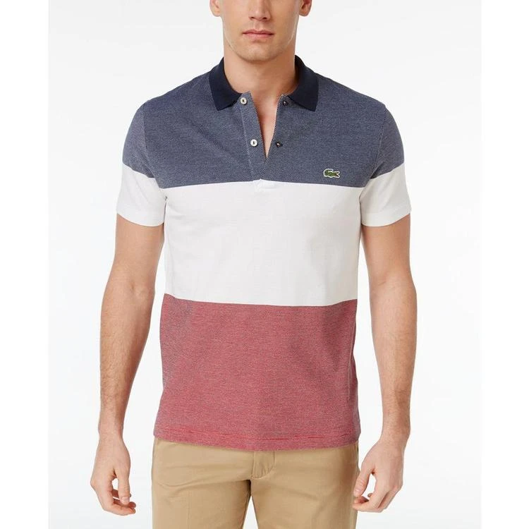 商品Lacoste|棉质条纹Polo衫,价格¥323,第4张图片详细描述
