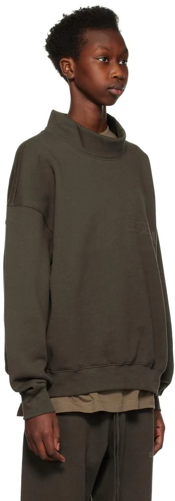 商品Essentials|Gray Mock Neck Sweatshirt,价格¥369,第2张图片详细描述