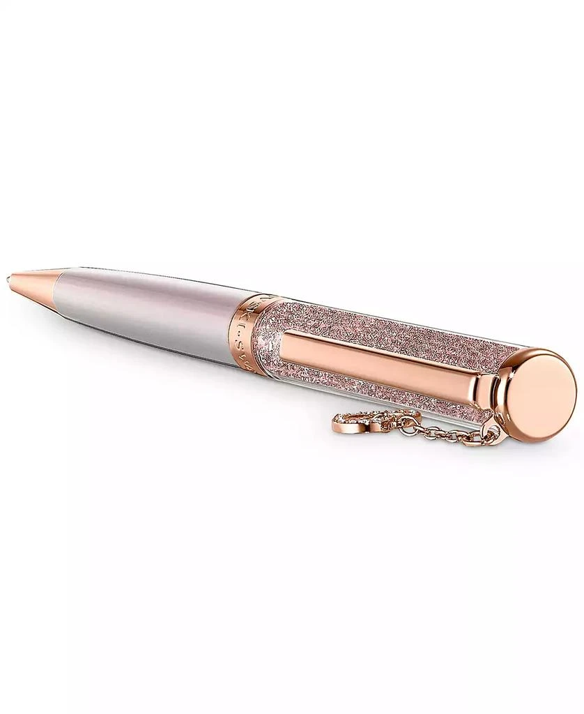 商品Swarovski|Rose Gold-Tone Pavé Heart Charm Crystalline Ballpoint Pen,价格¥511,第4张图片详细描述