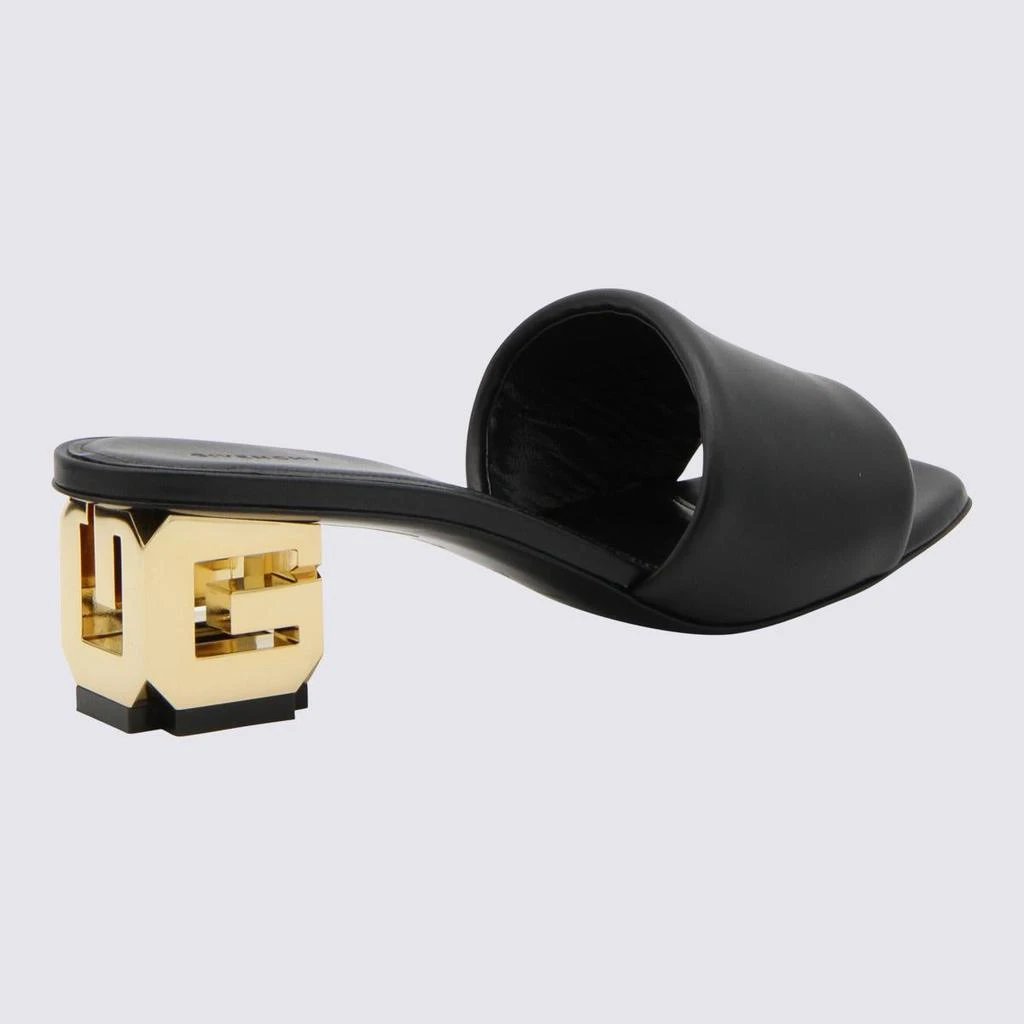 商品Givenchy|GIVENCHY BLACK LEATHER G CUBE MULES,价格¥3511,第2张图片详细描述