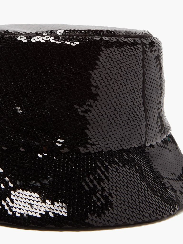 商品Prada|Logo sequinned bucket hat,价格¥4202,第4张图片详细描述