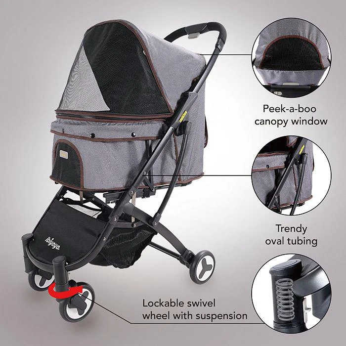商品Ibiyaya|Speedy Fold Pet Buggy ,价格¥1562,第5张图片详细描述