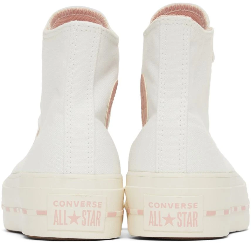 商品Converse|White Chuck Taylor All Star Platform Hi Sneakers,价格¥202,第4张图片详细描述