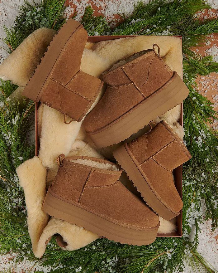 商品UGG|Girls' Classic Mini Platform Boot - Little Kid, Big Kid,价格¥1010,第2张图片详细描述