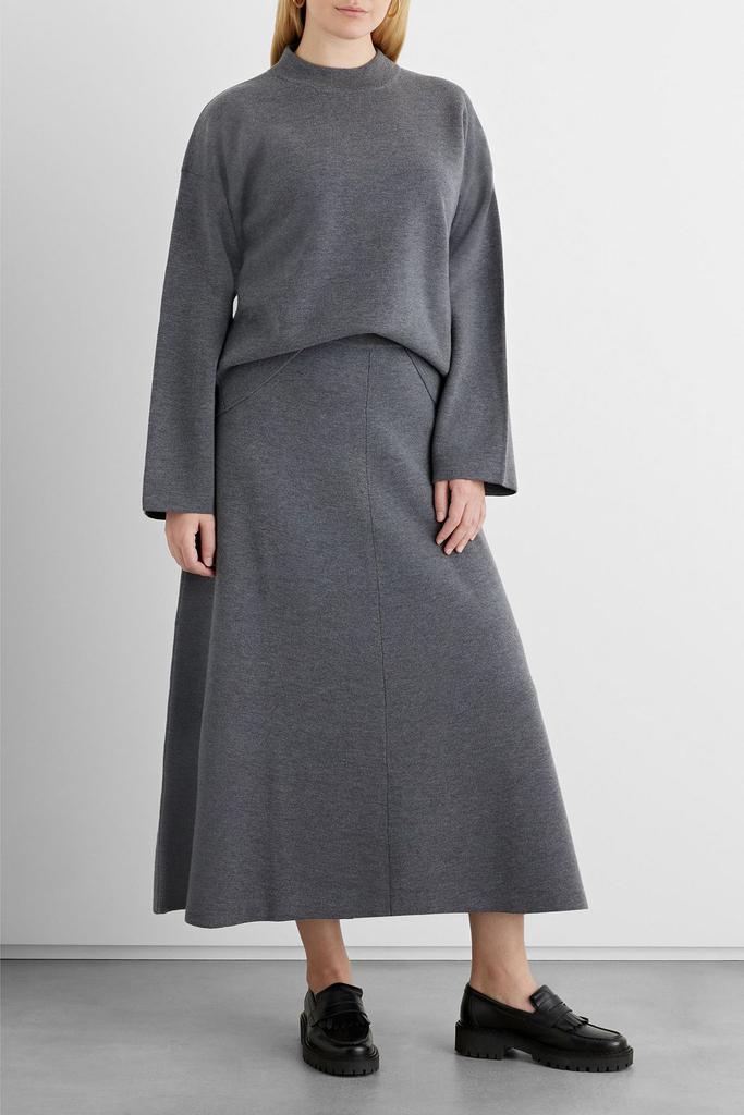 Paige merino wool midi skirt商品第4张图片规格展示