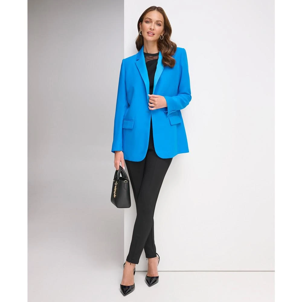 Women's Frosted Twill One-Button Long-Sleeve Jacket 商品