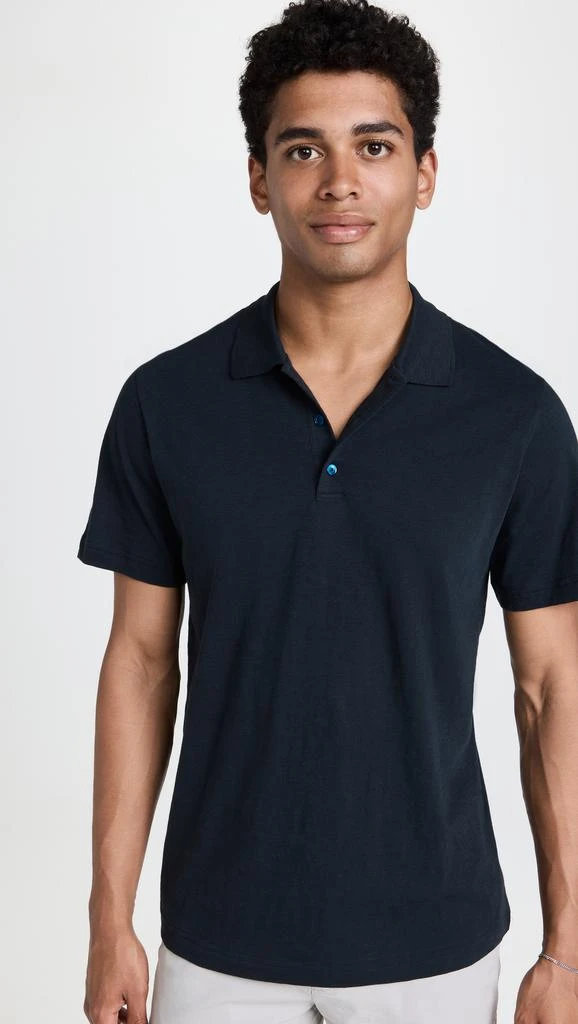 商品Theory|Theory Bron Cosmos Slub Cotton Polo,价格¥690,第2张图片详细描述