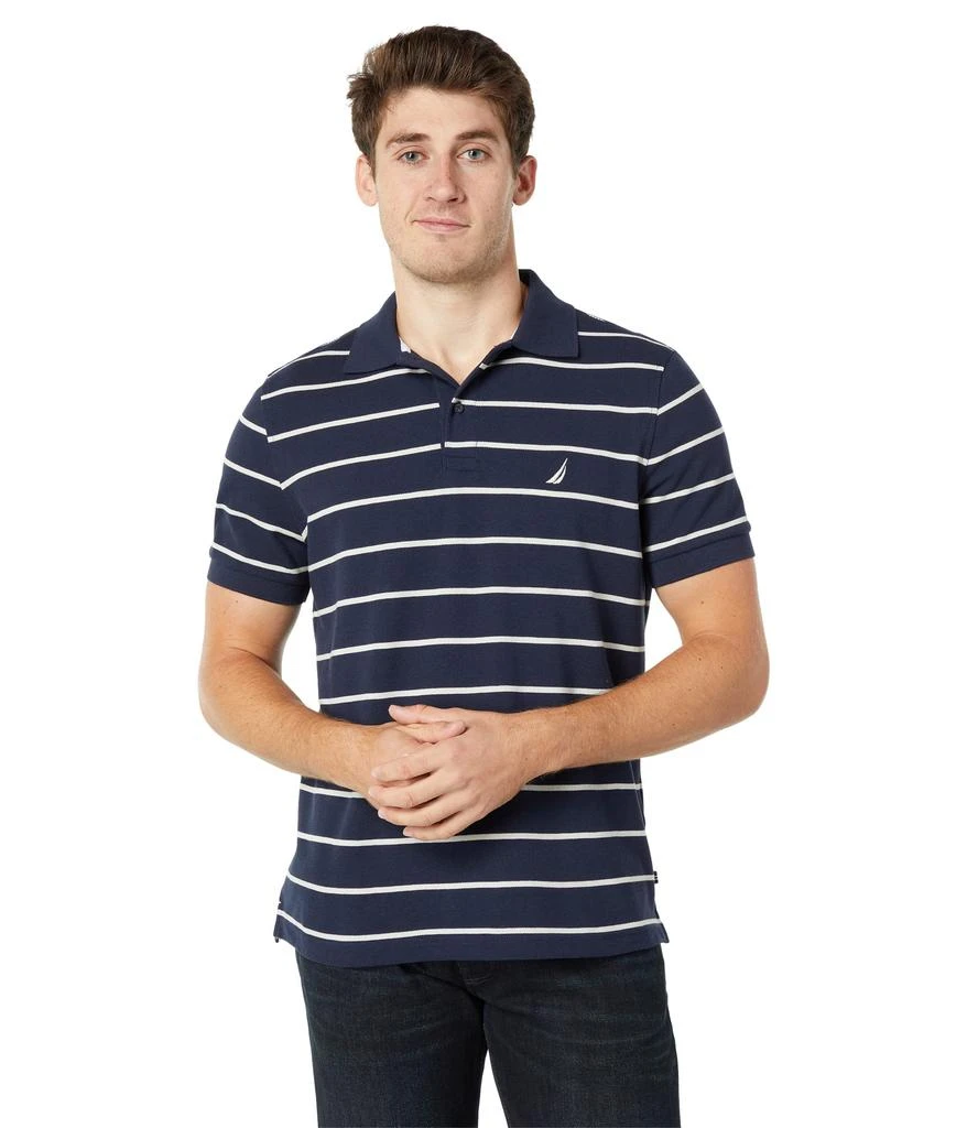 商品Nautica|Classic Fit Striped Deck Polo,价格¥259,第1张图片