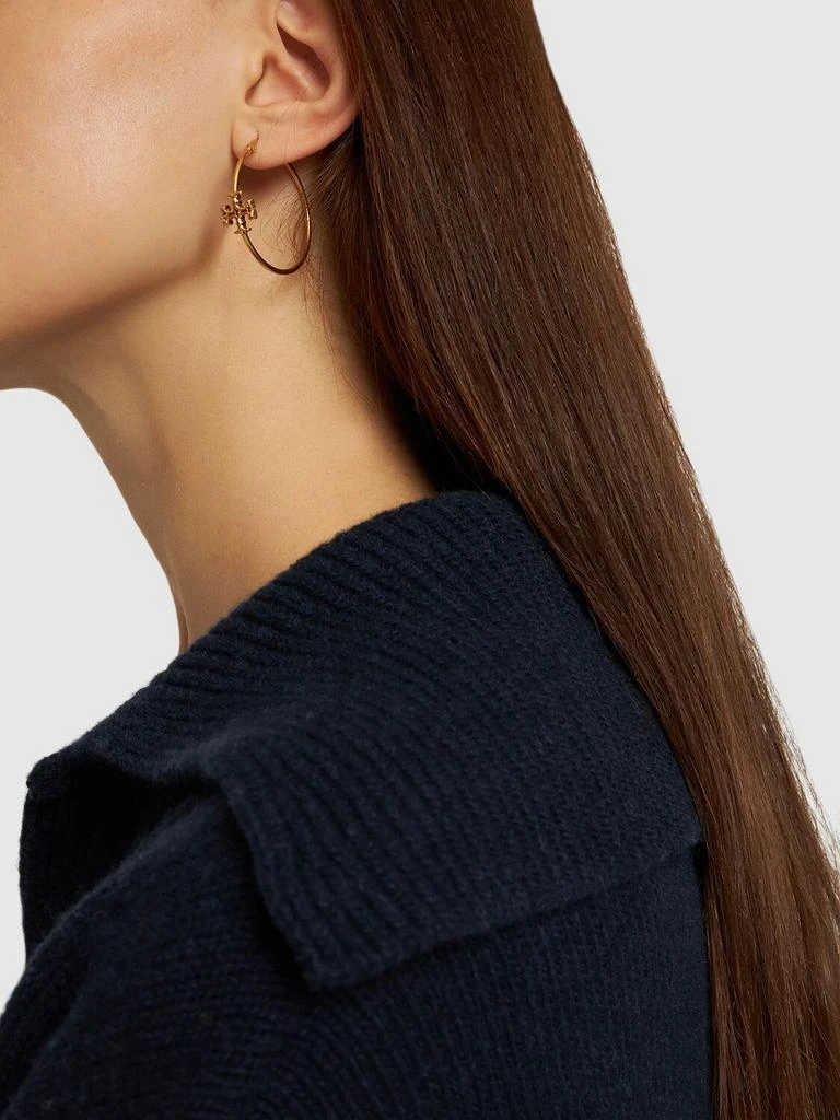 商品Tory Burch|Eleanor Hoop Earrings,价格¥1016,第1张图片详细描述