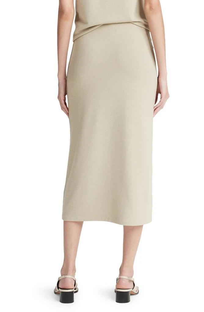 商品Vince|Side Drape Knit Midi Skirt,价格¥231,第2张图片详细描述