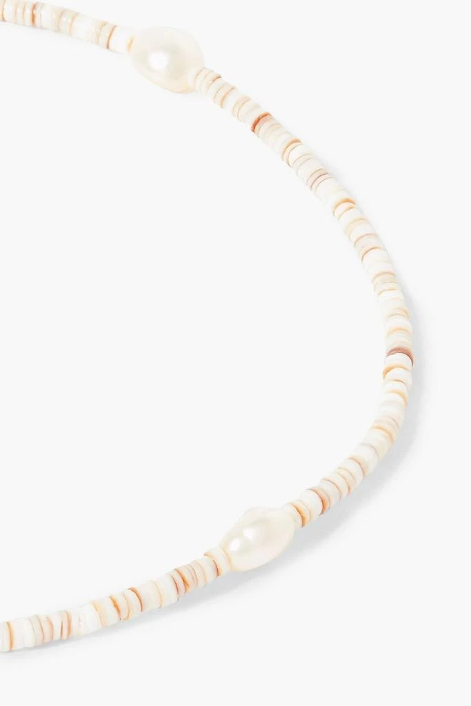 商品SANT' ANGELO|Sterling silver, shell and pearl necklace,价格¥360,第4张图片详细描述