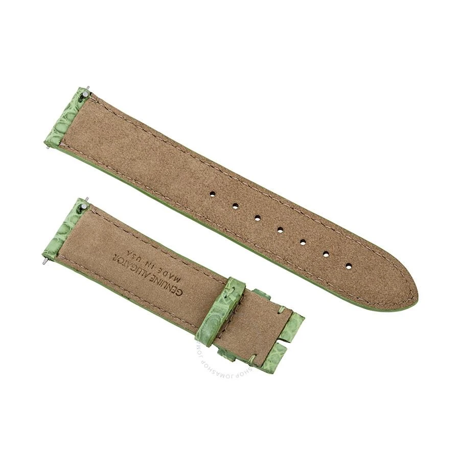 商品Hadley Roma|Matte Lime Green Alligator Leather Strap,价格¥372,第2张图片详细描述