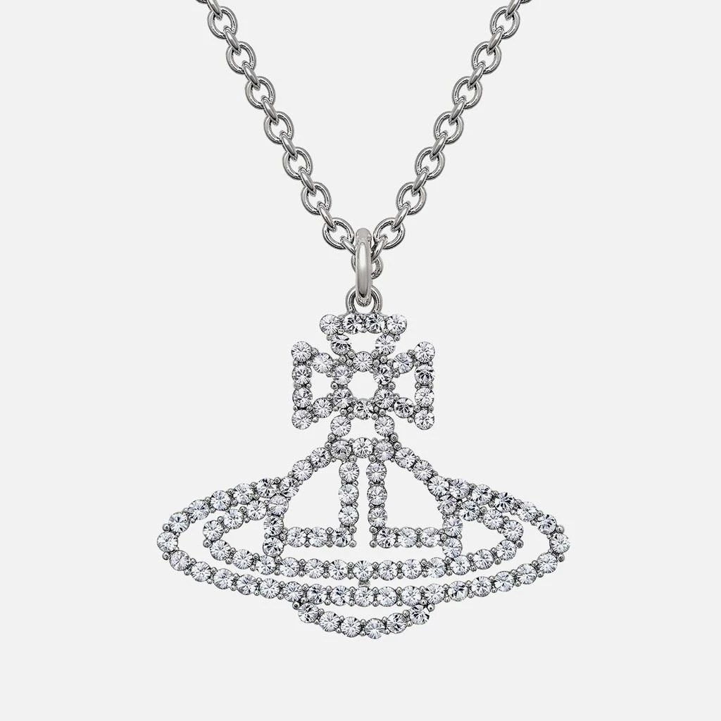 商品Vivienne Westwood|Vivienne Westwood Annalisa Silver-Tone and Crystal Necklace,价格¥1441,第1张图片