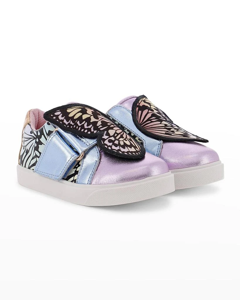 商品Sophia Webster|Girl's Metallic Leather Butterfly Low-Top Sneakers, Size Baby/Toddler/Kid,价格¥1083,第2张图片详细描述