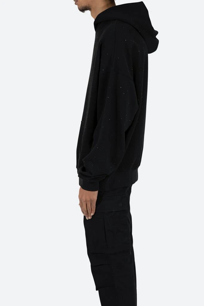 商品MNML|Rhinestone Hoodie - Black,价格¥425,第3张图片详细描述