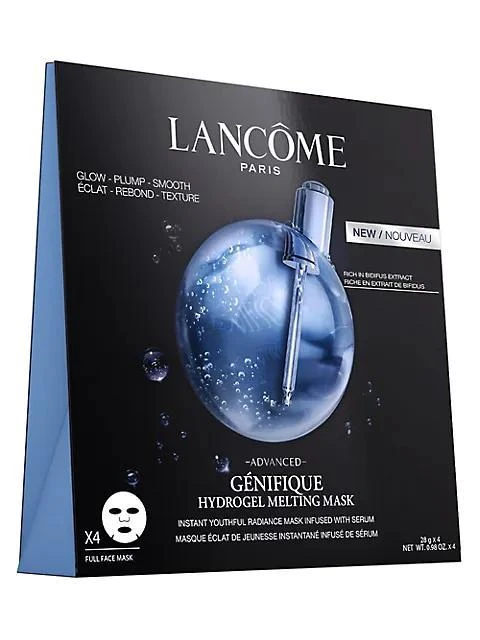 商品Lancôme|Pack of 4 Genifique Hydrogel Melting Masks,价格¥413,第2张图片详细描述