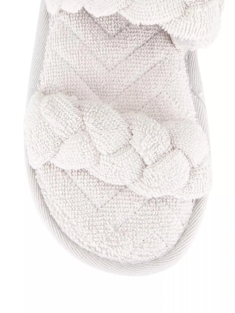 商品Barefoot Dreams|Towel Terry Braided Slippers,价格¥516,第4张图片详细描述