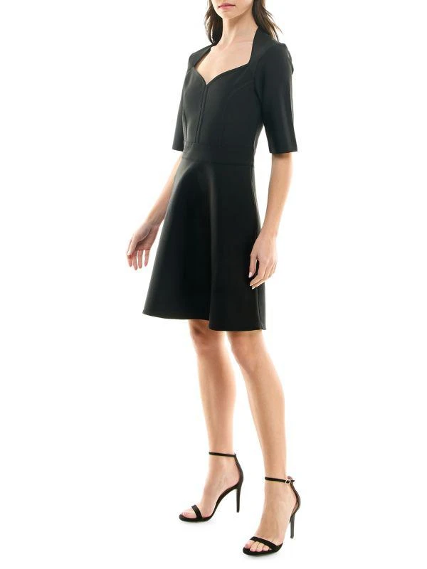 商品Nicole Miller|V Neck Mini Dress,价格¥714,第3张图片详细描述