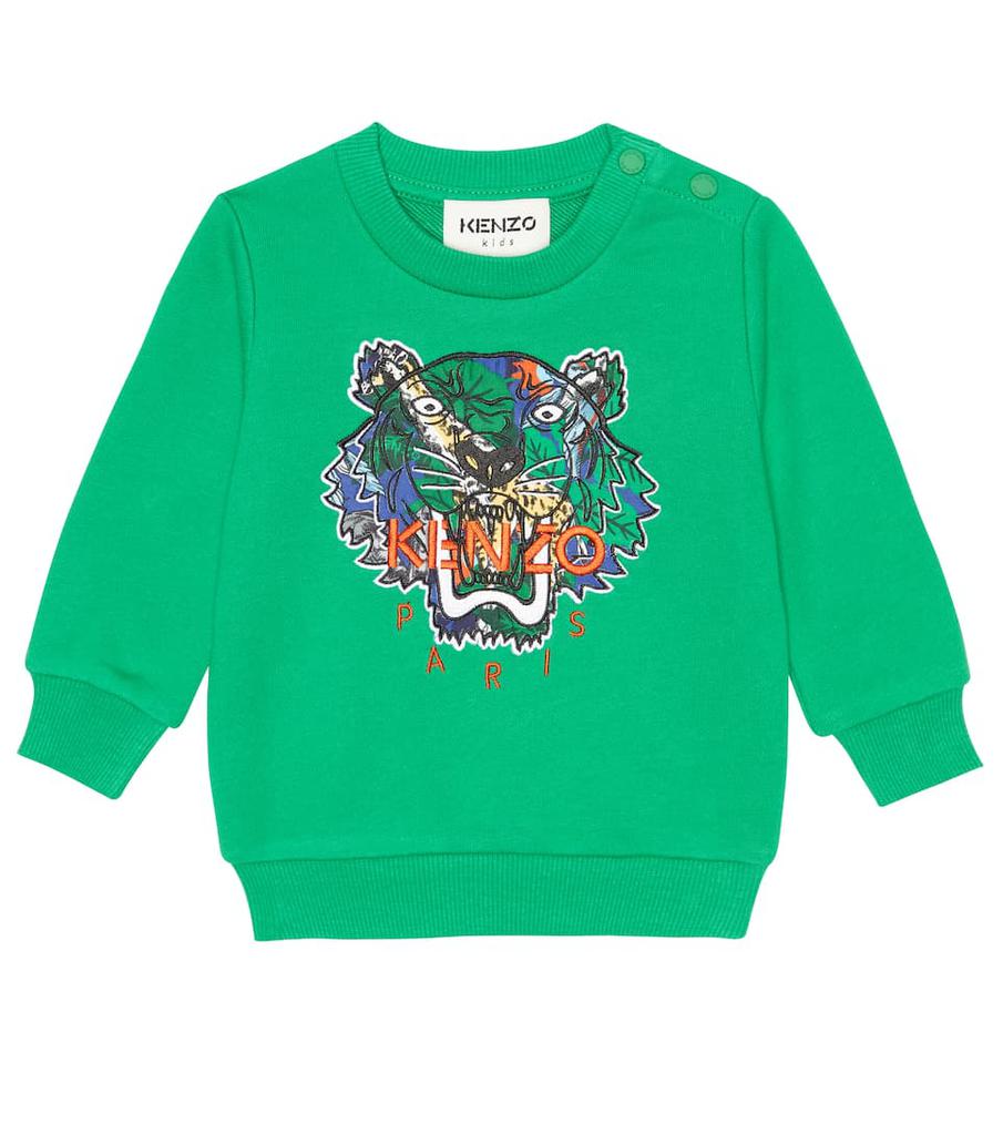 Baby logo-embroidered sweatshirt商品第1张图片规格展示